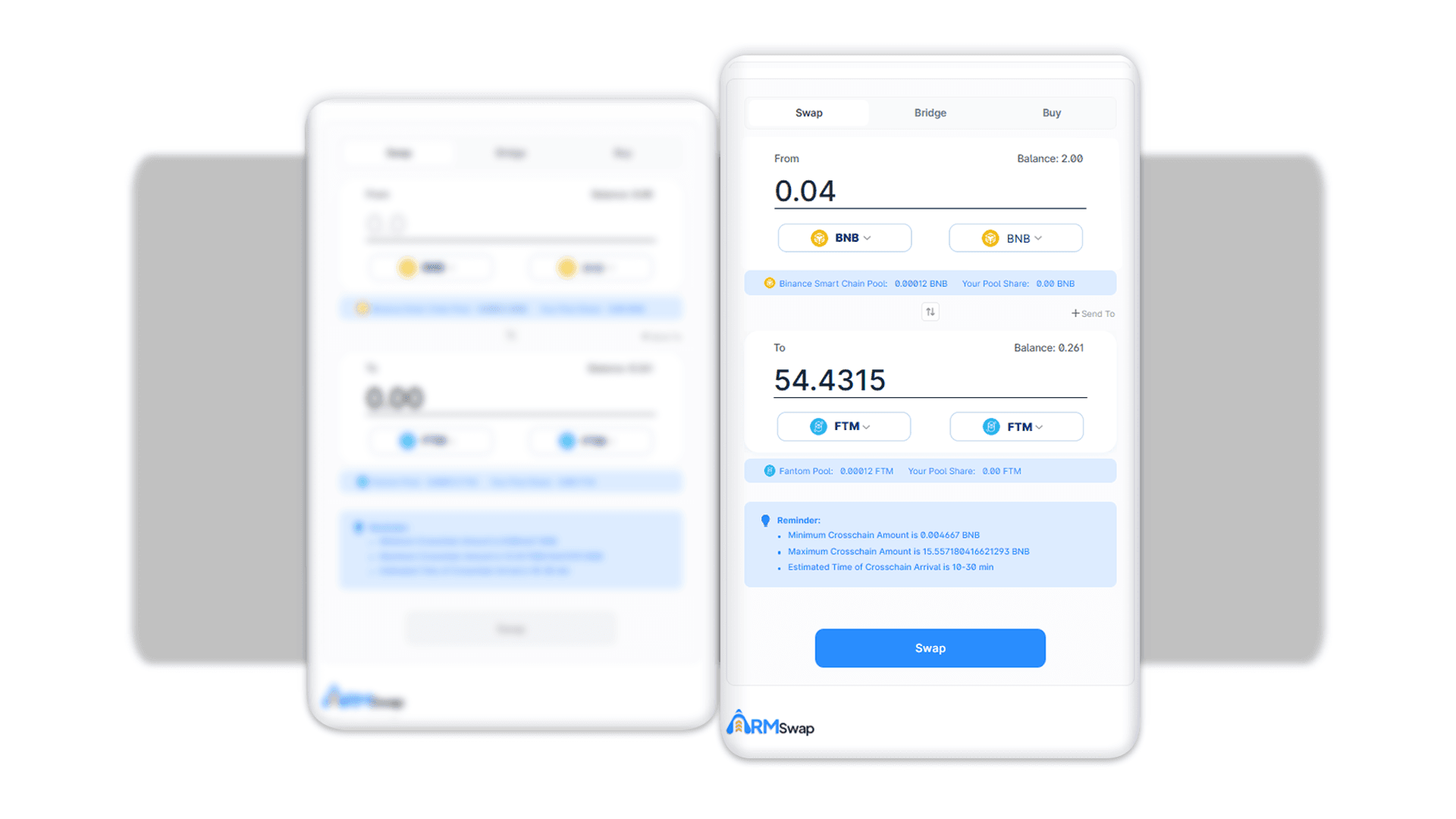 How to Swap BNB to FTM in 3 Simple Steps with ARMswap